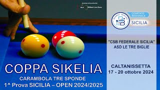 1 PROVA COPPA SIKELIA  CRISCINO P vs MINGIARDI D [upl. by Ydde]