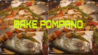 Baked Pompano Recipe Tasty without Fishy taste [upl. by Etteniotna]