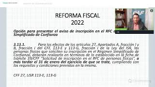 Reglas de resolución miscelánea fiscal aplicables a RESICO de personas físicas [upl. by Hendry]