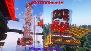 les 2 ferme a mob les plus puissants du nether dans Minecraft survie ep7 [upl. by Cadel]