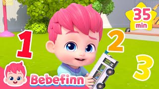 123 Learn Numbers and ABC  Bebefinn Fun Nursery Rhymes for Kids  Compilation [upl. by Rossen828]