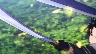 Sword Art Online Ep 20 Kirito vs General Eugene [upl. by Bixby]