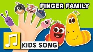 FINGER FAMILY  LARVA KIDS  BEST NURSERY RHYME  FAMILY SONG [upl. by Aziul]