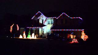 Rodgers Family Christmas Lights in Helotes TX December 2013 Sequence 2 [upl. by Oliana]