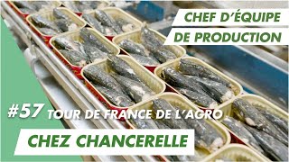 Chez Chancerelle à Douarnenez je mets les sardines en boîtes et ma cheffe déquipe Laetitia aussi [upl. by Nahsrad299]