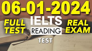 IELTS READING PRACTICE TEST 2023 WITH ANSWER  06012024 [upl. by Gene]