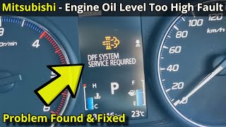 DPF System Service Required  Mitsubishi  How To Fix [upl. by Brathwaite]