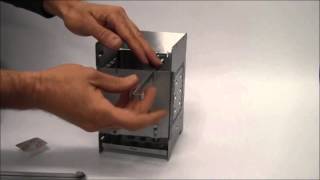 Instructional Video For The Folding Firebox 5quot Campfire Stove [upl. by Ailadgim]