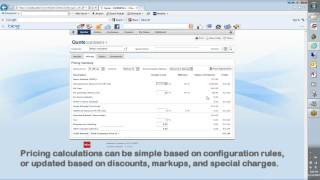 Infor SyteLine  Advanced Quoting amp Ordering  Easy Quotes for Complex Configurations [upl. by Initof]