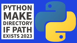 Python Beginners  Make Directory Check If Directory Exists 2023 [upl. by Ecnaralc]