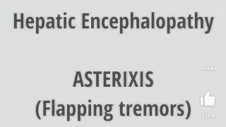 ASTERIXIS Flapping tremorsHepatic EncephalopathyGeneral MedicineMR MEDICAL COLLEGETREMORS [upl. by Charo]