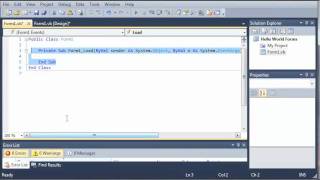 Visual Basic Tutorial  36  Introduction To Windows Forms [upl. by Anitsud]