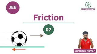 JEE  Physics  Friction  L 07  Surendra Kumar [upl. by Knudson]