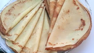 recette de crêpes طريقة تحضير الكريب الحلو [upl. by Baugh]