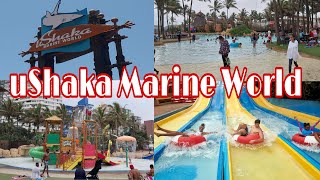 uShaka Marine World Durban  uShaka Wet n Wild Vlog  Durban Vlog [upl. by Nerej892]