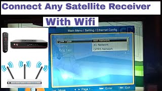 How to Connect Dish Receiver with Wifi  Dish Receiver Wifi Connection  Learning Life [upl. by Ahsiat]