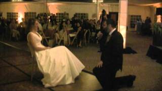 Groom sings quotMy best friendquot  by Weezer  wedding [upl. by Attenauqa888]