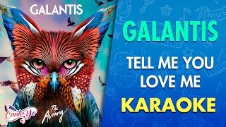 Galantis  Tell Me You Love Me Karaoke  CantoYo [upl. by Dollar442]