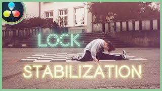 How To Make Lock Stabilization Effect  DaVinci Resolve 17 [upl. by Enilorak]