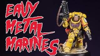 Eavy Metal Marines Imperial Fists [upl. by Chitkara333]