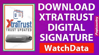 Download XtraTrust Digital Signature into Proxkey Watchdata Usb Token 📁📁 XtraTrust DSC Download [upl. by Nevile]