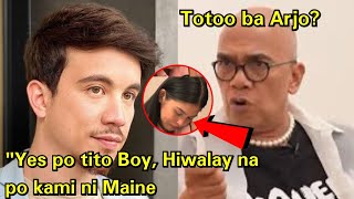 ARJO Atayde Kinumpirma ang Totoong HIWALAYAN Nila ni MAINE Mendoza😱 [upl. by Lauritz]