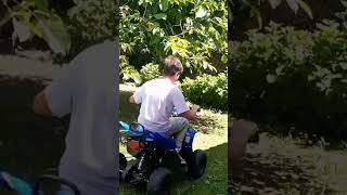 2 roues avec mon quad extrait dune de mes vidéo quads cascades fyp [upl. by Noired]