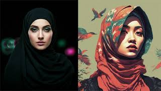 The Difference Between Hijab Niqab Burqa Chador Khimar Shayla AlAmira Jilbab Dupatta [upl. by Sly]