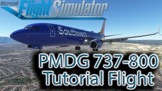 Microsoft Flight Simulator  PMDG 737800 Tutorial  Full Flight [upl. by Noiroc]