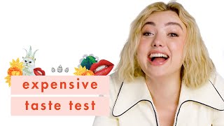 Peyton List Gets Thrown Off Her Game Naming  vs  Items  Expensive Taste Test  Cosmopolitan [upl. by Ardnaeel]