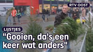 Creatief met kerstbomen 5 keer kerstbomen maar dan net anders  RTV Oost [upl. by Enohpets]