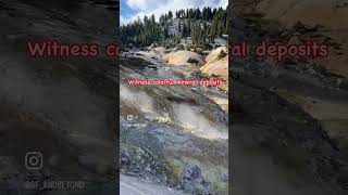 Bumpass Hell Lassen Volcanic National Park explore travel california volcano short hiking [upl. by Otilrac172]