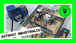 AUTOMATISMOS INDUSTRIALES CABLEADOS arranque directo por PULSACIÓN LARGA o mantenida de marcha [upl. by Korman]