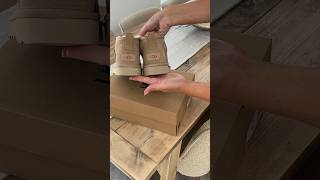 UGG UNBOXING  Ultra Mini Sand asmr unboxing [upl. by Rossen]