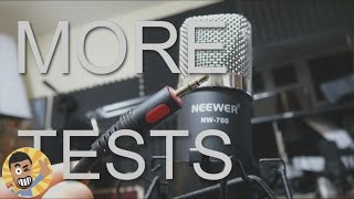 Neewer NW700 Connected directly to PC Microphone Test no Phantom Power [upl. by Swisher256]