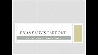 Phantastes Part One [upl. by Katine547]