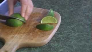 How To Cut Lime Wedges [upl. by Nuahc]