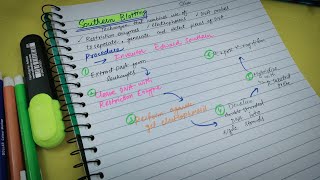 Southern BlottingGenetics 🧬BiochemistryLippincott [upl. by Pelage984]