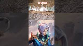 hero and funny counter 😱shorts mlbb mobilelegends [upl. by Eicak]