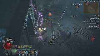 Diable 4  Season 3  Druid Lightning Storm MELTING ELITES NM84 Speedrun at level 91 [upl. by Shaer607]