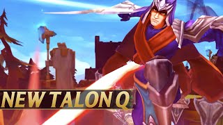 NEW TALON Q RANGED AUTO ATTACK RESET  League of Legends [upl. by Sublett699]