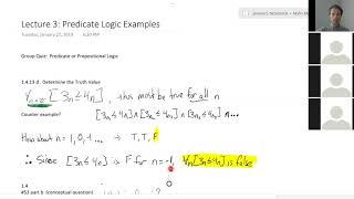 Lecture 3 Practice Problems Predicate Logic [upl. by Bernstein]