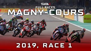 WorldSBK FULL Races 🍿  MagnyCours 2019 Race 1 🇫🇷 [upl. by Lahpos560]