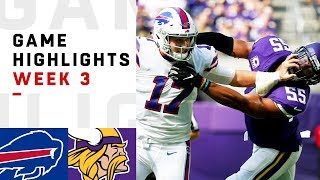 Bills vs Vikings Week 3 Highlights  NFL 2018 [upl. by Phira209]