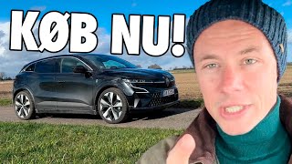 BEDSTE elbil til under 300000 kr efter prisregulering – Renault Megane ETech 2024 [upl. by Ellehcirt556]