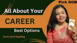 Career💰l Will You Get Your Desired Job👩‍💻 🌼Pick DOB l Best Options🌸 l Tarot Reading Hindi 💖 [upl. by Tnomad]