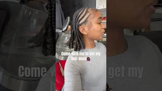 New hair reveal in 32🙈 hairstyles naturalhair braids protectivestyles [upl. by Edveh494]