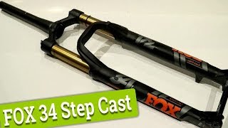 FOX Factory 34 StepCast 120mm 29er Fork Feature Review and Weight [upl. by Zerla989]