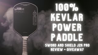 100 Kevlar POWER Paddle  Sword And Shield J2K Pro Review  Giveaway [upl. by Pernas566]