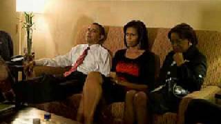 Barack Obama and Family on Election Night [upl. by Dene534]